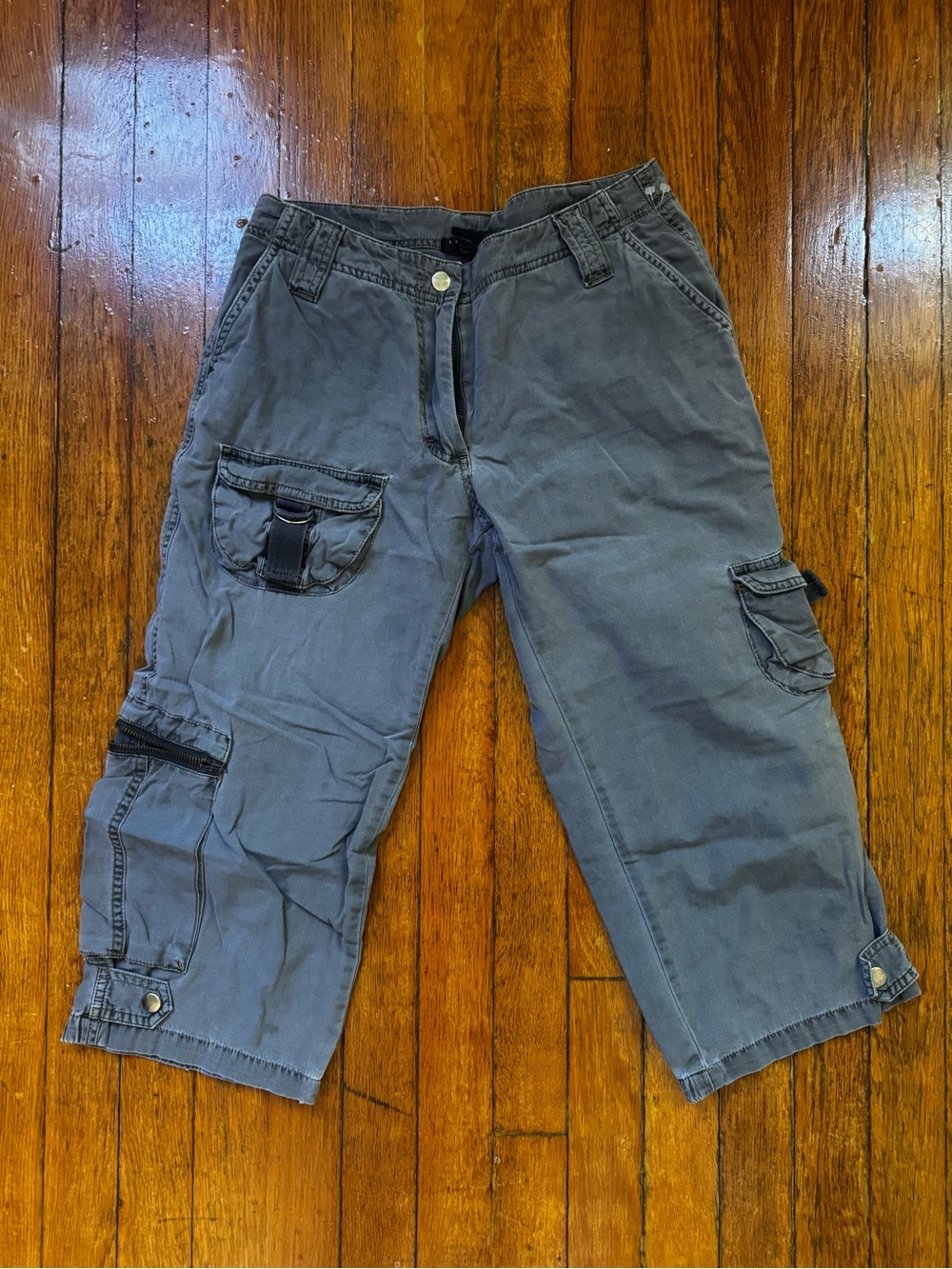 Sanctuary Cargo Capris in Slate Gray